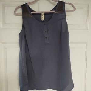 Anthropologie Sequined Tank Top By Floreat